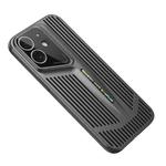 For iPhone 12 Blade Cooling PC Full Coverage Phone Case(Graphite Black)
