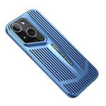 For iPhone 13 Blade Cooling PC Full Coverage Phone Case(Blue)