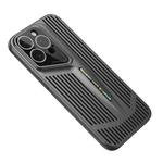For iPhone 13 Pro Max Blade Cooling PC Full Coverage Phone Case(Graphite Black)