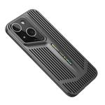 For iPhone 14 Blade Cooling PC Full Coverage Phone Case(Graphite Black)