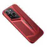 For iPhone 14 Plus Blade Cooling PC Full Coverage Phone Case(Red)