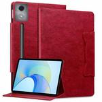 For Lenovo Xiaoxin Pad Pro 12.7 2025 Cat Buckle Leather Tablet Case(Red)