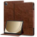 For Samsung Galaxy Tab A8 10.5 Cat Buckle Leather Smart Tablet Case(Brown)