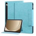 For Samsung Galaxy Tab S9 FE / S9 / S8 / S7 Cat Buckle Leather Smart Tablet Case(Sky Blue)