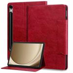 For Samsung Galaxy Tab S9 FE / S9 / S8 / S7 Cat Buckle Leather Smart Tablet Case(Red)