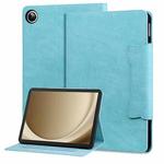 For Samsung Galaxy Tab A9 Cat Buckle Leather Tablet Case(Sky Blue)