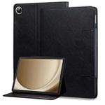 For Samsung Galaxy Tab A9 Cat Buckle Leather Tablet Case(Black)