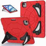 For iPad Air 11 2024 Silicone + PC Shockproof Protective Tablet Case(Red Black)