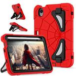 For iPad mini 2024 / mini 6 Silicone + PC Shockproof Protective Tablet Case(Red Black)