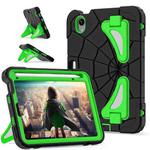 For iPad mini 2024 / mini 6 Silicone + PC Shockproof Protective Tablet Case(Black Green)