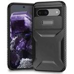 For Google Pixel 8a Sliding Camshield Phone Case(Black)