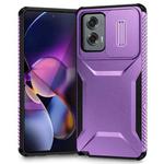 For Motorola Moto G Stylus 5G 2024 Sliding Camshield Phone Case(Purple)