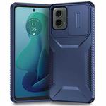 For Motorola Moto G 5G 2024 Sliding Camshield Phone Case(Blue)
