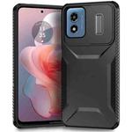 For Motorola Moto G Play 4G 2024 Sliding Camshield Phone Case(Black)