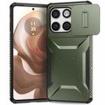 For Motorola Edge 5G 2025 Sliding Camshield Phone Case(Alpine Green)