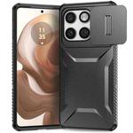 For Motorola Edge 5G 2025 Sliding Camshield Phone Case(Black)