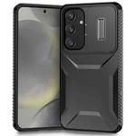 For Samsung Galaxy S24 5G Sliding Camshield Phone Case(Black)