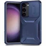 For Samsung Galaxy S23 FE 5G Sliding Camshield Phone Case(Blue)
