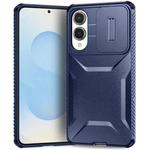 For Samsung Galaxy S25 Edge 5G Sliding Camshield Phone Case(Blue)