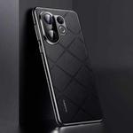 For vivo S30 Plain Leather PC Phone Case(Black)