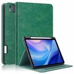 For iPad Air 11 2024 / Pro 11 2022 Front Stand Smart TPU Leather Tablet Case(Green)