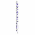 For Huawei M-Pencil 1 / 2 / 3 Cow Pattern Stylus Silicone Protective Cover(Purple)