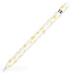 For Apple Pencil 1 Cow Pattern Stylus Silicone Protective Cover(Yellow)