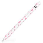For Apple Pencil 1 Cow Pattern Stylus Silicone Protective Cover(Pink)