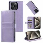 For Xiaomi Redmi 13 4G Simple 6-Card Wallet Leather Phone Case(Purple)