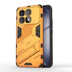 For Redmi K70 Ultra Global Punk Armor 2 in 1 PC + TPU Phone Case with Holder(Orange)