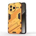 For Redmi K80 Punk Armor 2 in 1 PC + TPU Phone Case with Holder(Orange)