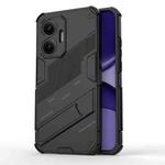 For Redmi Turbo 4 Pro Punk Armor 2 in 1 PC + TPU Phone Case with Holder(Black)