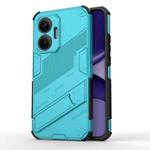 For Redmi Turbo 4 Pro Punk Armor 2 in 1 PC + TPU Phone Case with Holder(Blue)