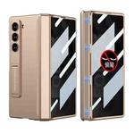 For Samsung Galaxy Z Fold6 GKK Integrated Anti Peep Full Coverage Magnetic Fold Phone Case(Gold)