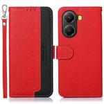 For Redmi Turbo 4 KHAZNEH Litchi Texture Leather RFID Phone Case(Red)