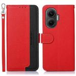 For Redmi Turbo 4 Pro KHAZNEH Litchi Texture Leather RFID Phone Case(Red)