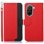 For Redmi A5 4G 173.3mm KHAZNEH Litchi Texture Leather RFID Phone Case(Red)