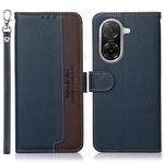 For Redmi A5 4G 171.7mm / Poco C71 KHAZNEH Litchi Texture Leather RFID Phone Case(Blue)