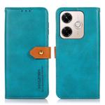For Redmi 13X KHAZNEH Cowhide Texture Flip Leather Phone Case(Blue)