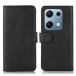 For Redmi Note 14S 4G Cow Texture Leather Phone Case(Black)