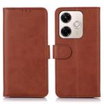 For Redmi 13X Cow Texture Leather Phone Case(Brown)