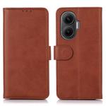 For Redmi Turbo 4 Pro Cow Texture Leather Phone Case(Brown)