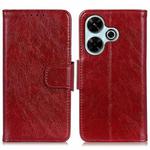For Xiaomi Redmi 13 4G Nappa Texture Horizontal Flip Leather Phone Case(Red)