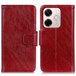For Redmi 13x Nappa Texture Horizontal Flip Leather Phone Case(Red)