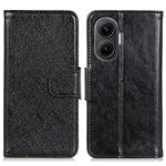 For Redmi Turbo 4 Pro Nappa Texture Horizontal Flip Leather Phone Case(Black)