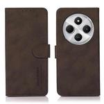 For Redmi 14C 4G KHAZNEH Matte Texture Leather Phone Case(Brown)