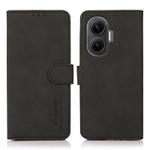 For Redmi Turbo 4 Pro KHAZNEH Matte Texture Leather Phone Case(Black)
