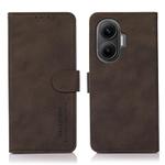 For Redmi Turbo 4 Pro KHAZNEH Matte Texture Leather Phone Case(Brown)