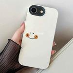 For iPhone 7 / 8 / SE 2022 Smile Face PC Hybrid TPU Phone Case(White)