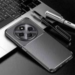 For  Redmi 14C 4G Carbon Fiber Texture Shockproof TPU Phone Case(Black)